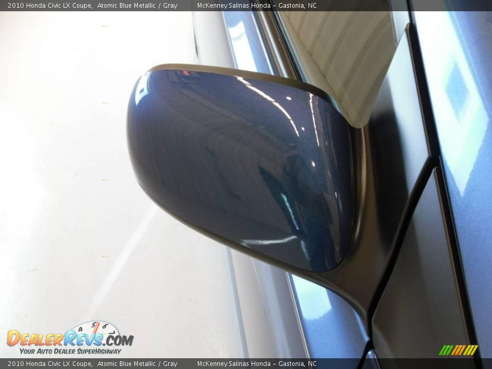 2010 Honda Civic LX Coupe Atomic Blue Metallic / Gray Photo #20