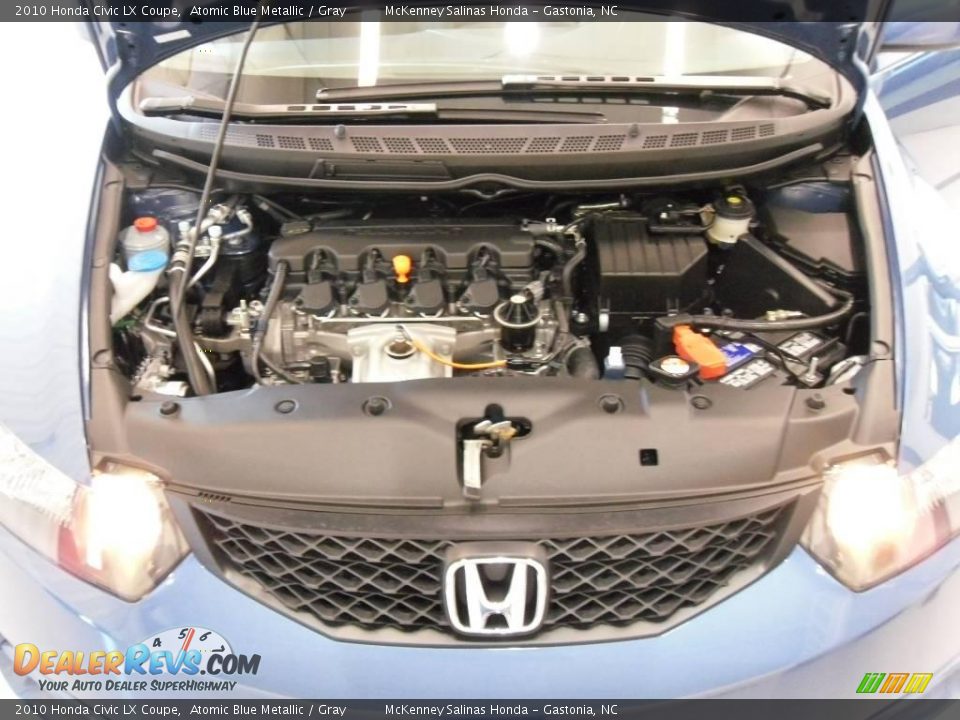 2010 Honda Civic LX Coupe Atomic Blue Metallic / Gray Photo #21