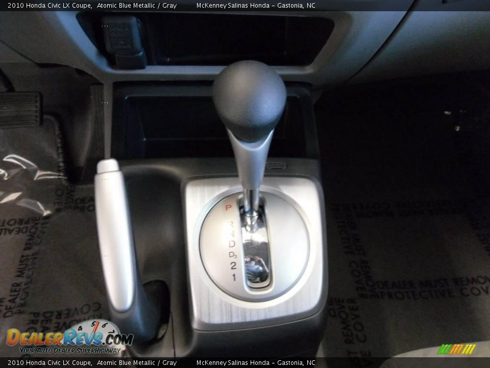 2010 Honda Civic LX Coupe Atomic Blue Metallic / Gray Photo #23