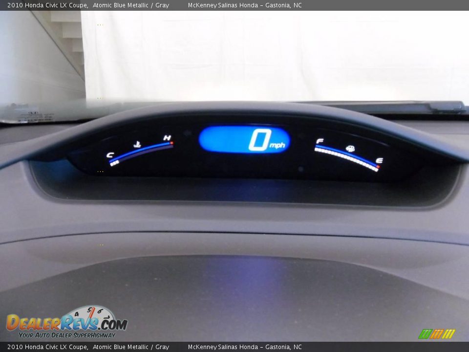 2010 Honda Civic LX Coupe Atomic Blue Metallic / Gray Photo #26