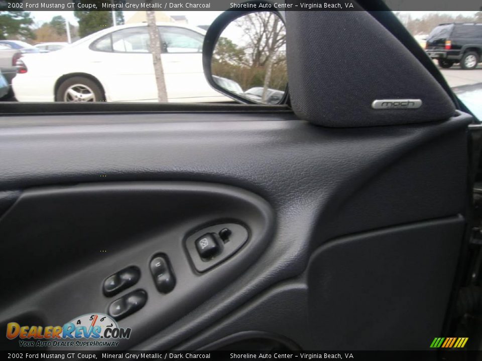 2002 Ford Mustang GT Coupe Mineral Grey Metallic / Dark Charcoal Photo #12