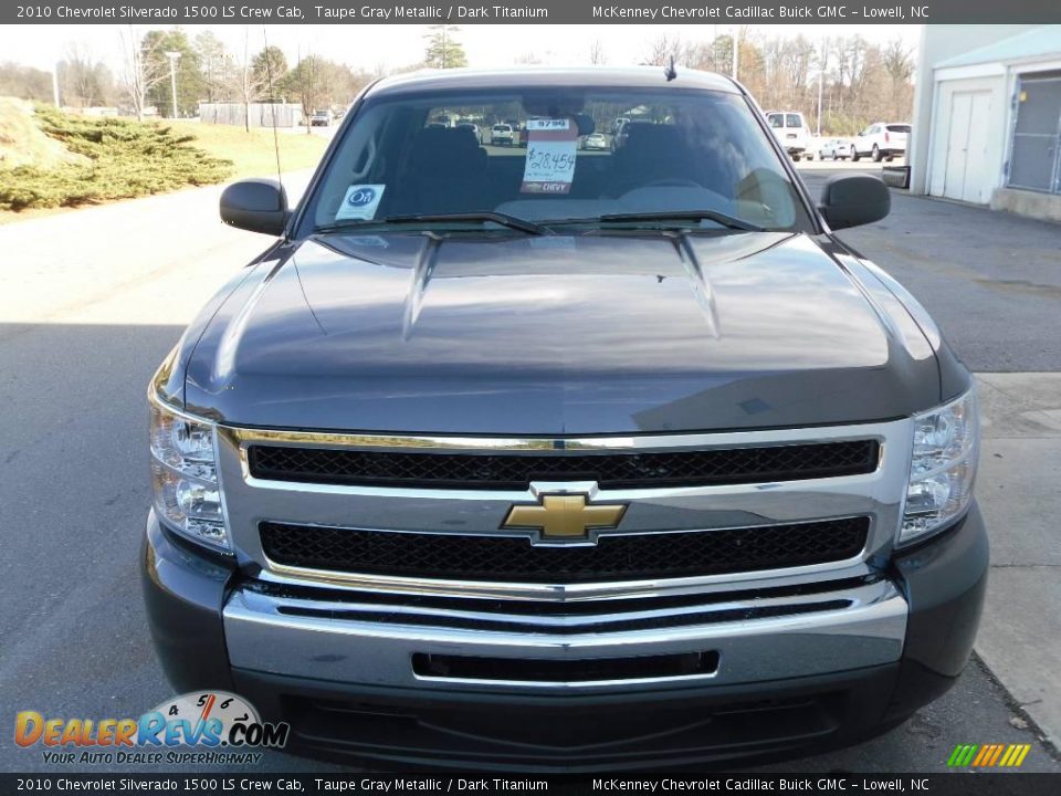 2010 Chevrolet Silverado 1500 LS Crew Cab Taupe Gray Metallic / Dark Titanium Photo #7