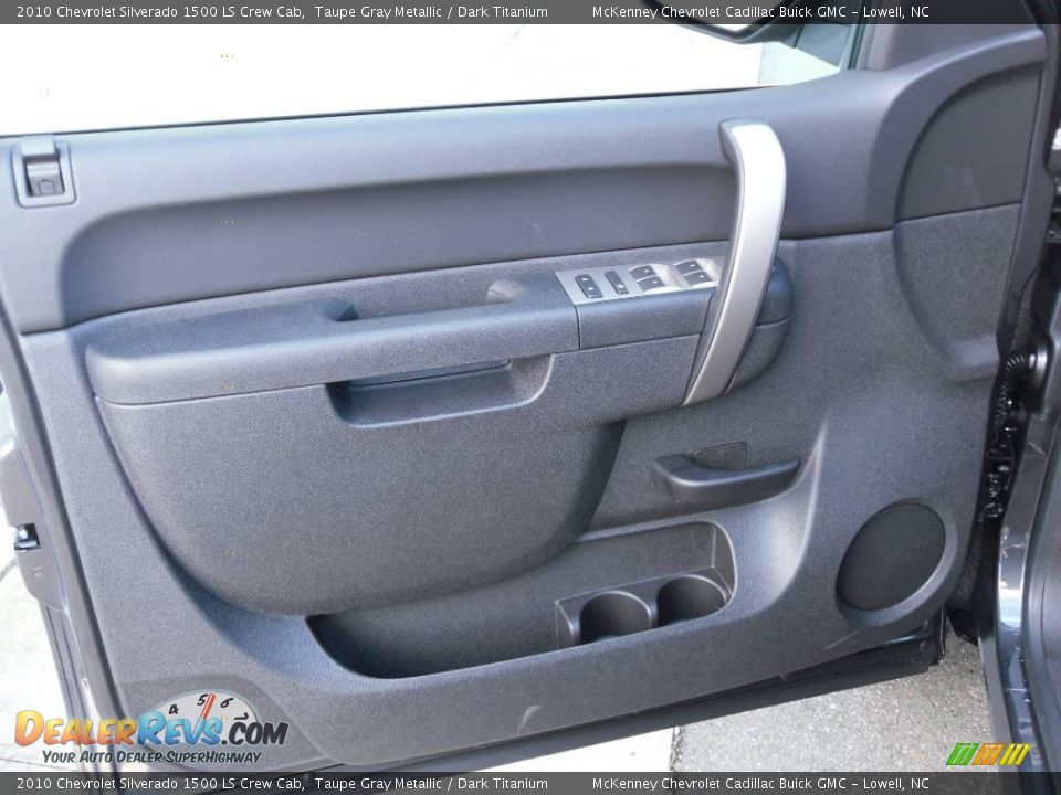 2010 Chevrolet Silverado 1500 LS Crew Cab Taupe Gray Metallic / Dark Titanium Photo #8