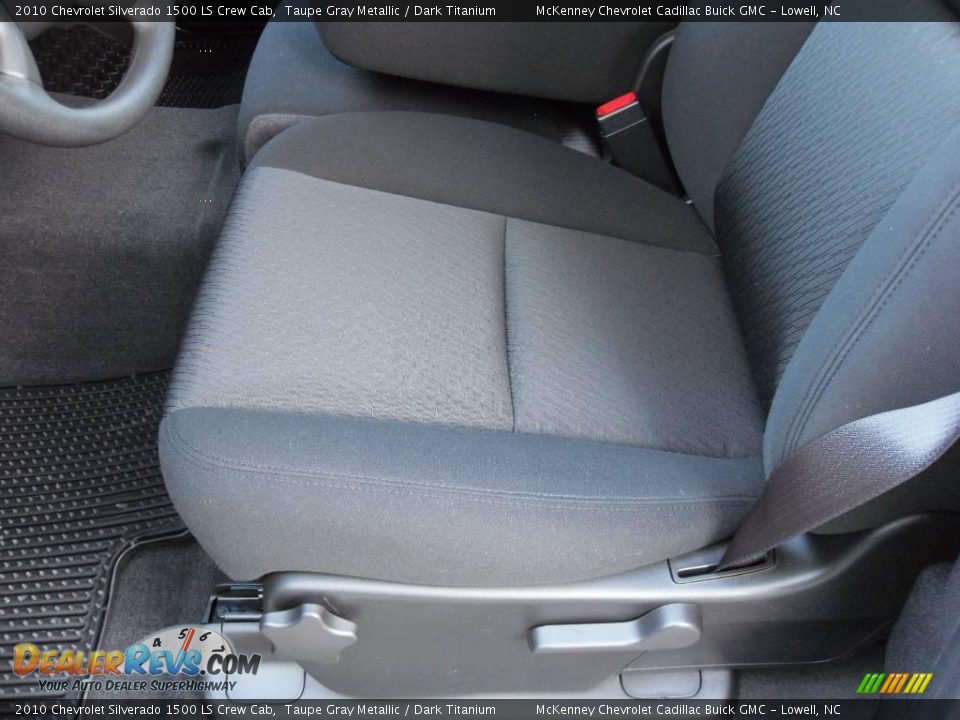 2010 Chevrolet Silverado 1500 LS Crew Cab Taupe Gray Metallic / Dark Titanium Photo #9