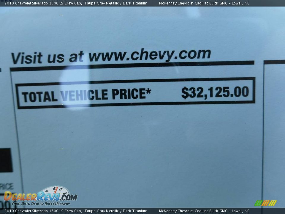2010 Chevrolet Silverado 1500 LS Crew Cab Taupe Gray Metallic / Dark Titanium Photo #14