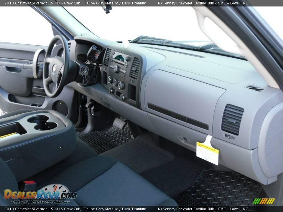 2010 Chevrolet Silverado 1500 LS Crew Cab Taupe Gray Metallic / Dark Titanium Photo #15