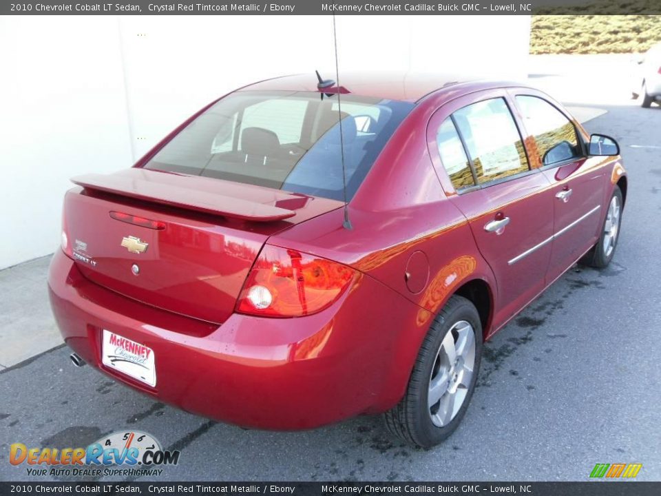 2010 Chevrolet Cobalt LT Sedan Crystal Red Tintcoat Metallic / Ebony Photo #3