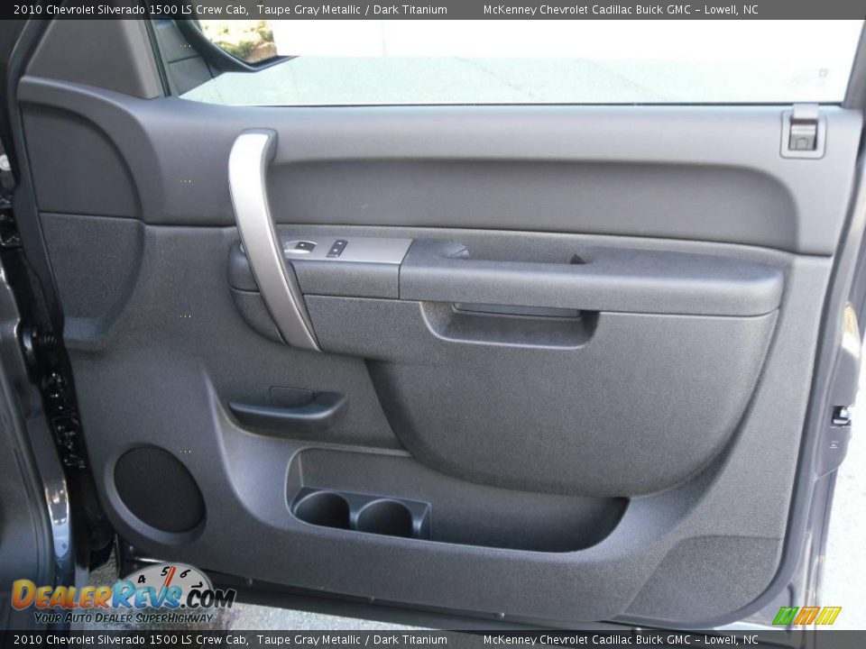 2010 Chevrolet Silverado 1500 LS Crew Cab Taupe Gray Metallic / Dark Titanium Photo #16