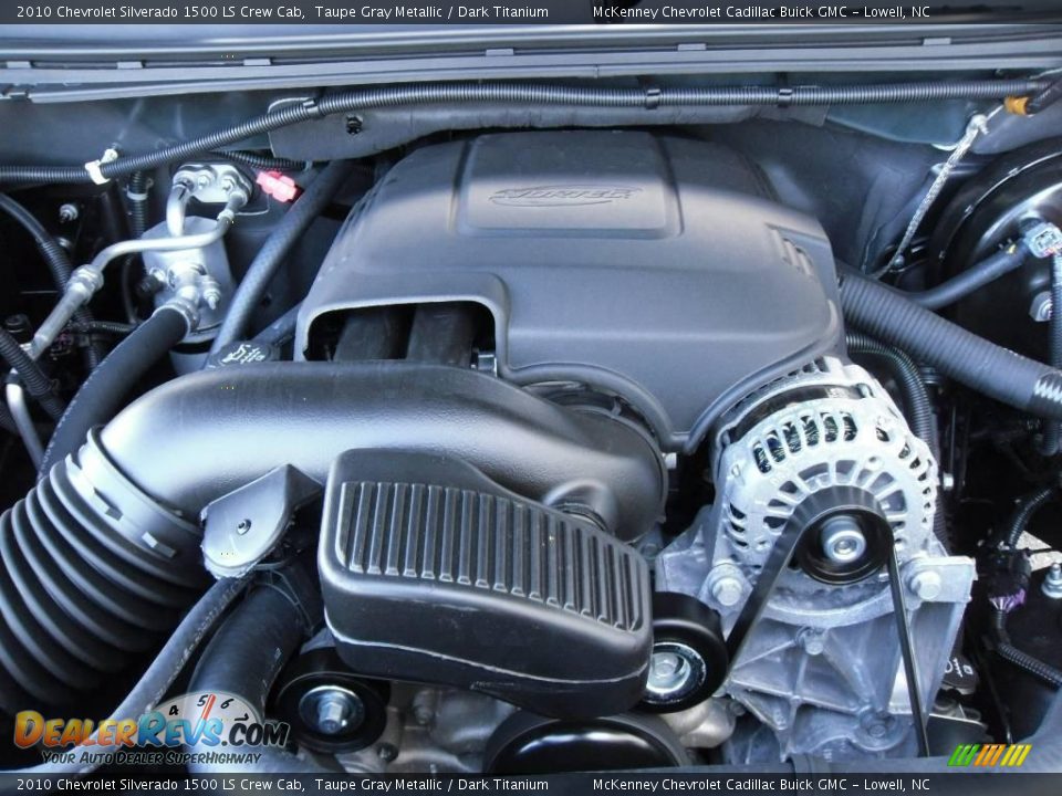 2010 Chevrolet Silverado 1500 LS Crew Cab Taupe Gray Metallic / Dark Titanium Photo #20