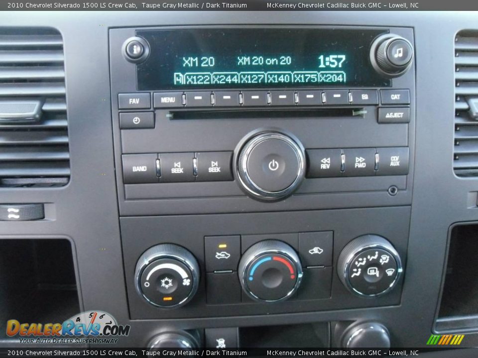 2010 Chevrolet Silverado 1500 LS Crew Cab Taupe Gray Metallic / Dark Titanium Photo #22