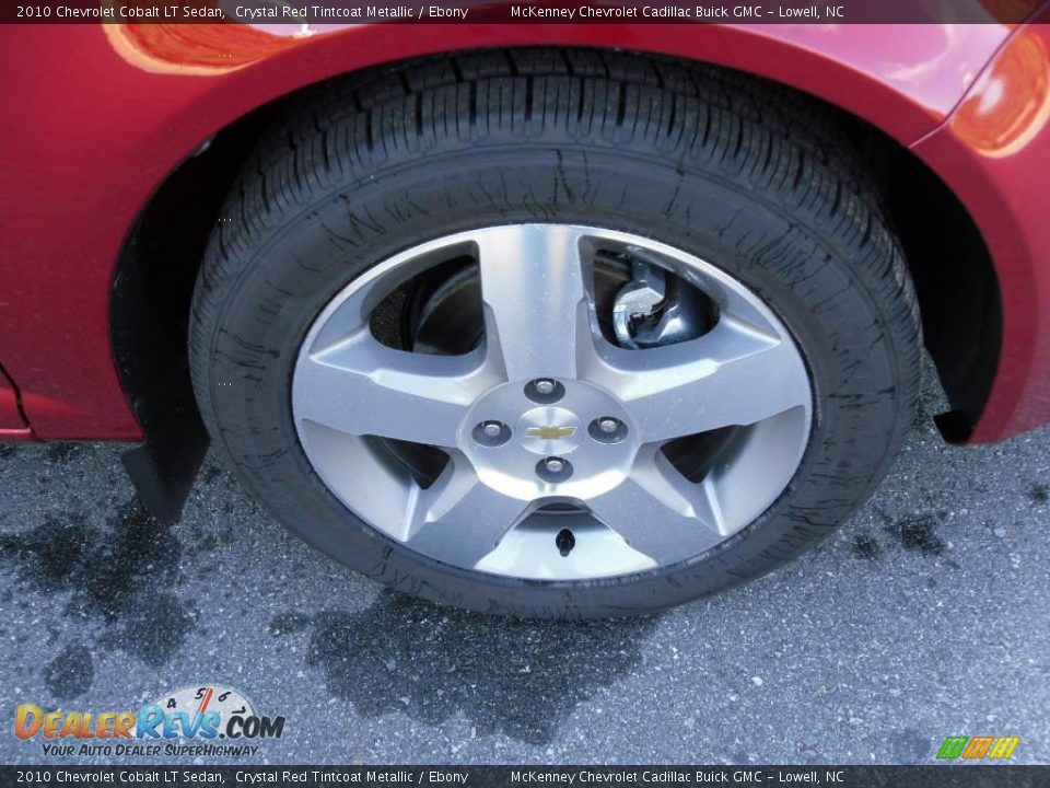 2010 Chevrolet Cobalt LT Sedan Crystal Red Tintcoat Metallic / Ebony Photo #17
