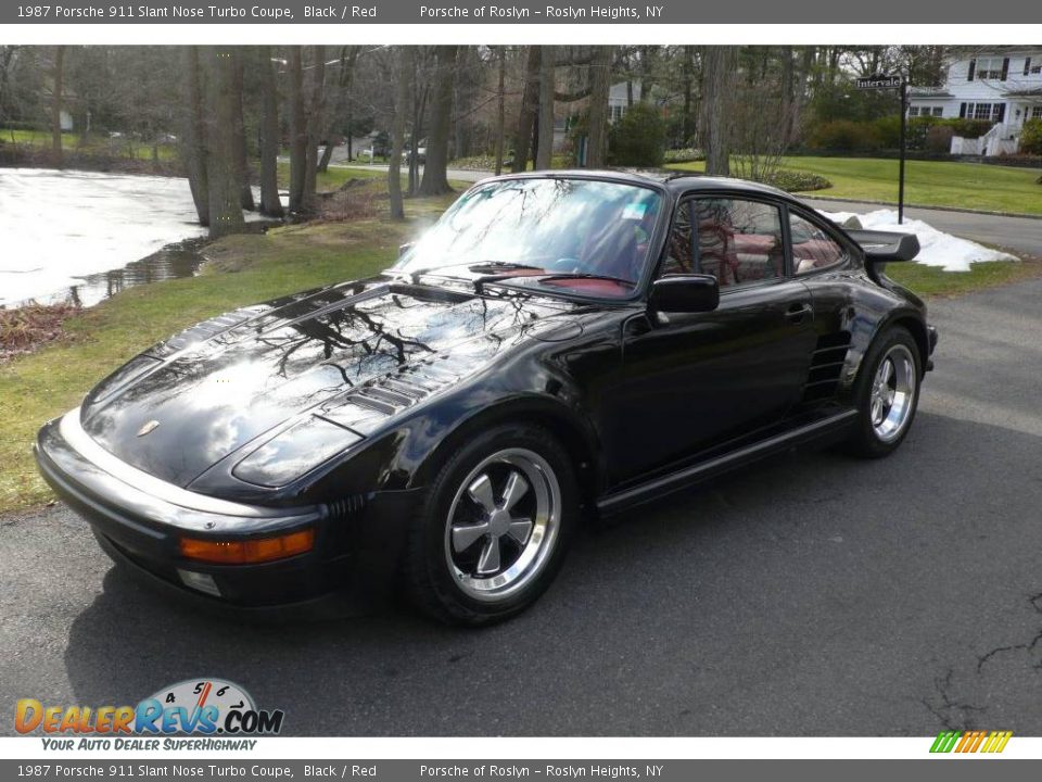 Front 3/4 View of 1987 Porsche 911 Slant Nose Turbo Coupe Photo #1