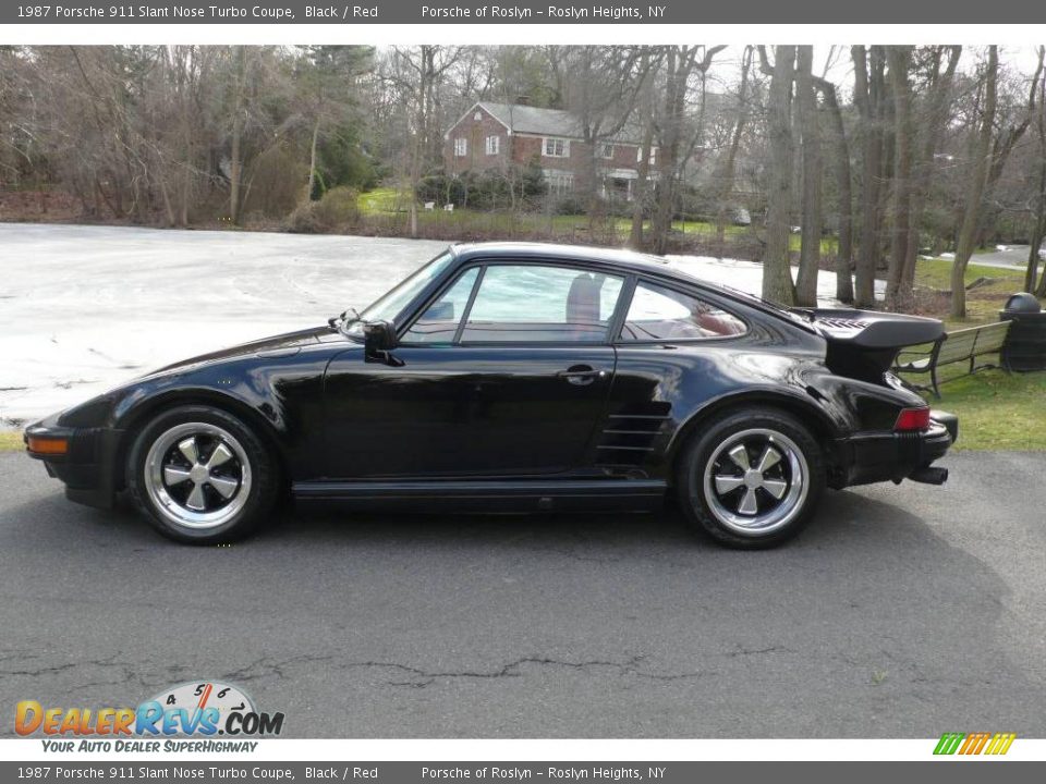 Black 1987 Porsche 911 Slant Nose Turbo Coupe Photo #3