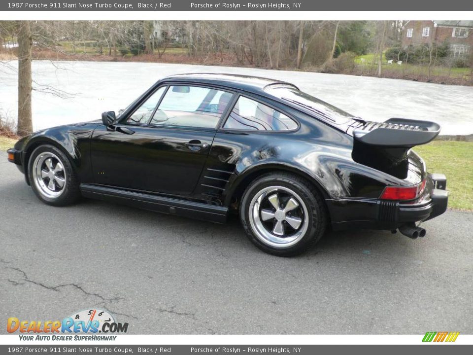 Black 1987 Porsche 911 Slant Nose Turbo Coupe Photo #4