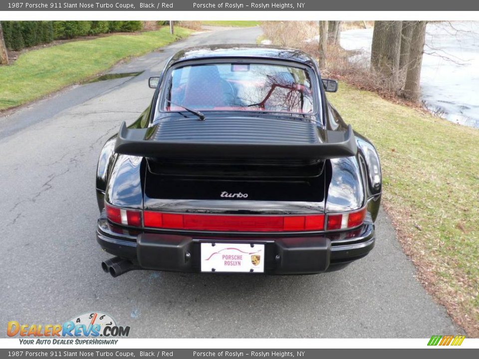Black 1987 Porsche 911 Slant Nose Turbo Coupe Photo #5