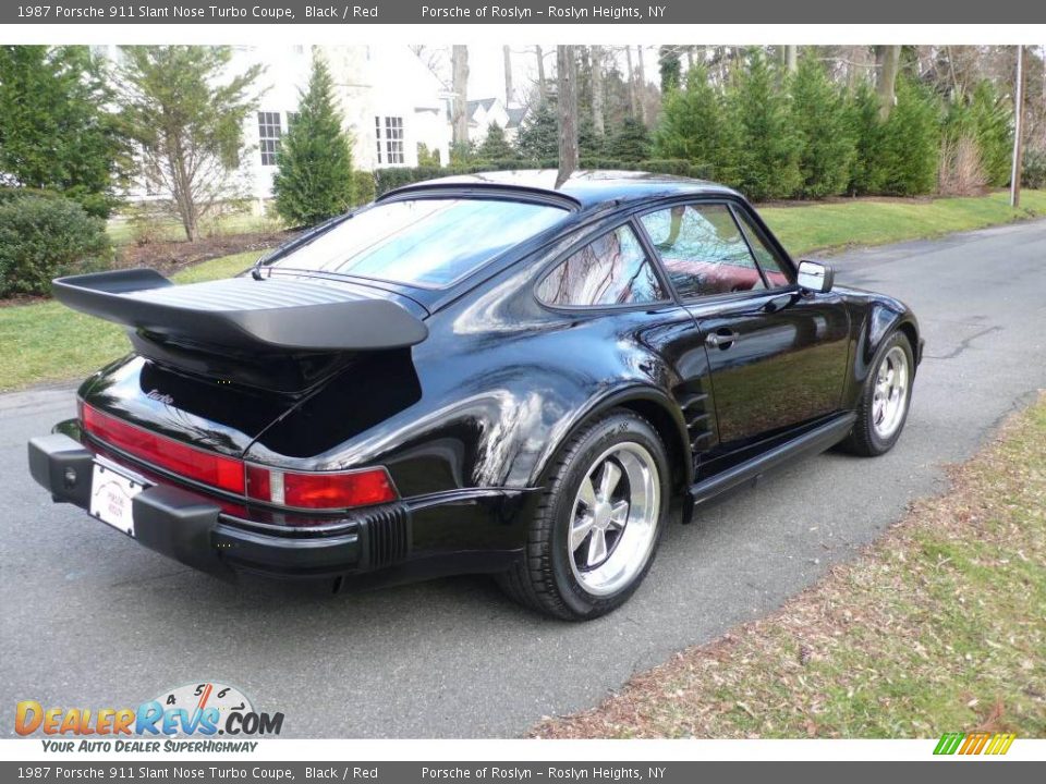 Black 1987 Porsche 911 Slant Nose Turbo Coupe Photo #6