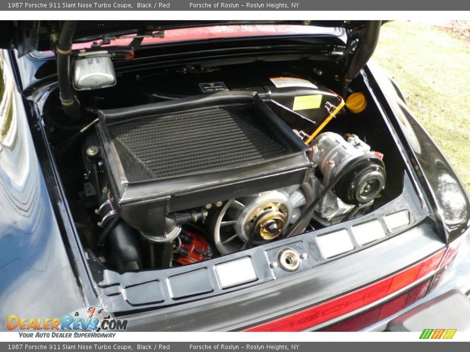 1987 Porsche 911 Slant Nose Turbo Coupe 3.3 Liter Turbocharged SOHC 12-Valve Flat 6 Cylinder Engine Photo #16