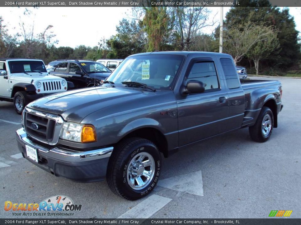 2004 Ford Ranger XLT SuperCab Dark Shadow Grey Metallic / Flint Gray Photo #1