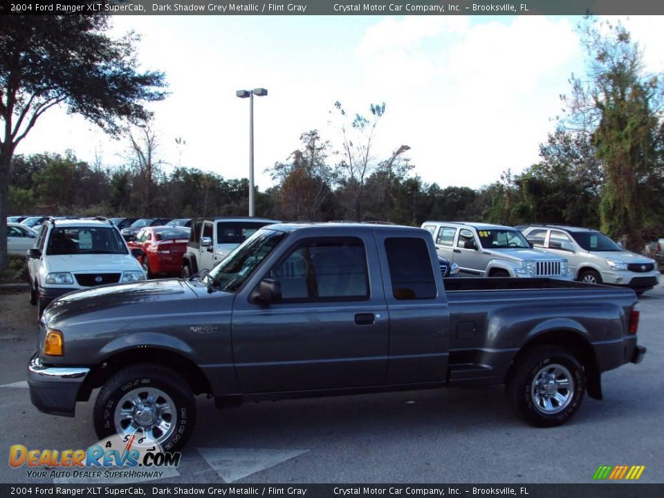 2004 Ford Ranger XLT SuperCab Dark Shadow Grey Metallic / Flint Gray Photo #2