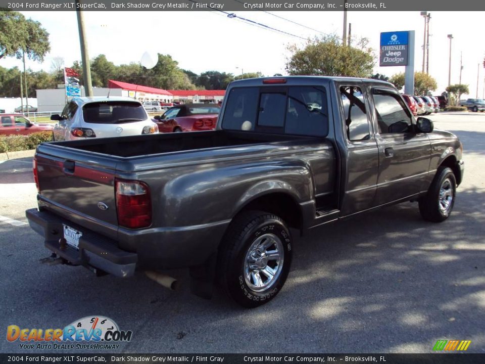 2004 Ford Ranger XLT SuperCab Dark Shadow Grey Metallic / Flint Gray Photo #8