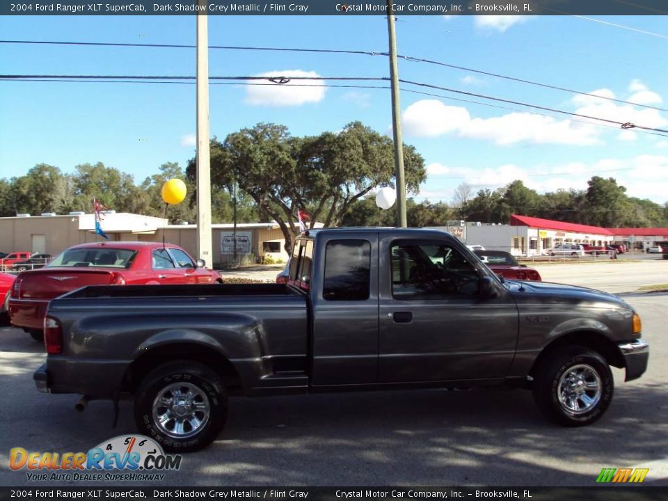 2004 Ford Ranger XLT SuperCab Dark Shadow Grey Metallic / Flint Gray Photo #9