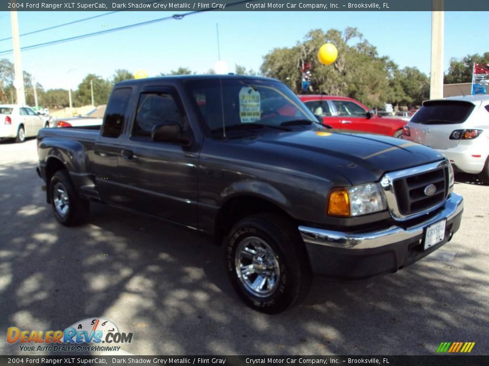 2004 Ford Ranger XLT SuperCab Dark Shadow Grey Metallic / Flint Gray Photo #10