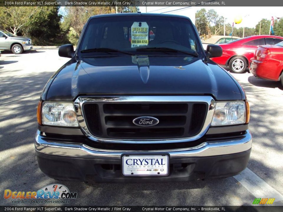 2004 Ford Ranger XLT SuperCab Dark Shadow Grey Metallic / Flint Gray Photo #12