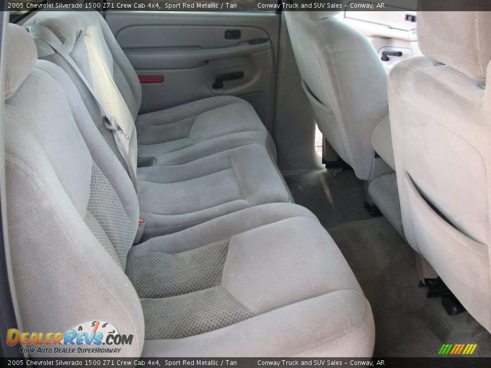 2005 Chevrolet Silverado 1500 Z71 Crew Cab 4x4 Sport Red Metallic / Tan Photo #14
