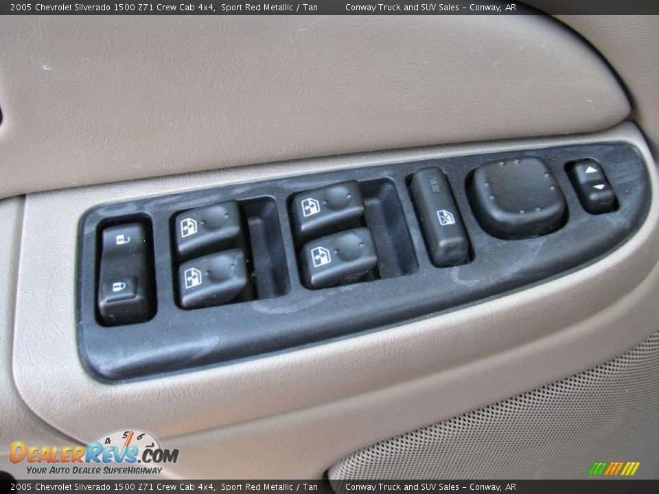 2005 Chevrolet Silverado 1500 Z71 Crew Cab 4x4 Sport Red Metallic / Tan Photo #18