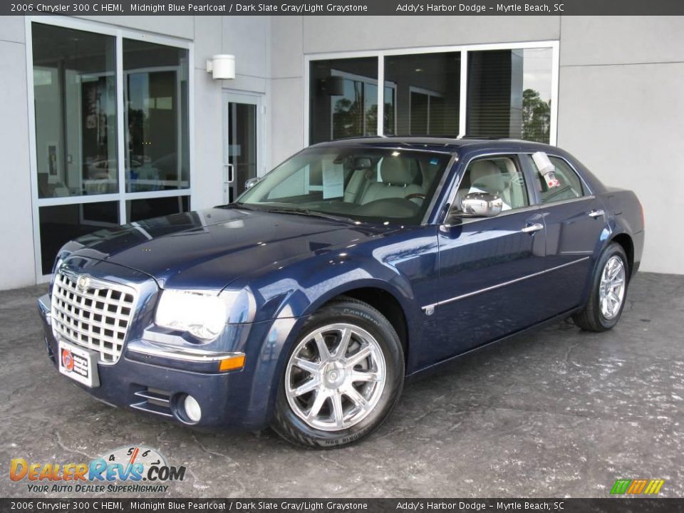 2006 Chrysler 300 C HEMI Midnight Blue Pearlcoat / Dark Slate Gray/Light Graystone Photo #1