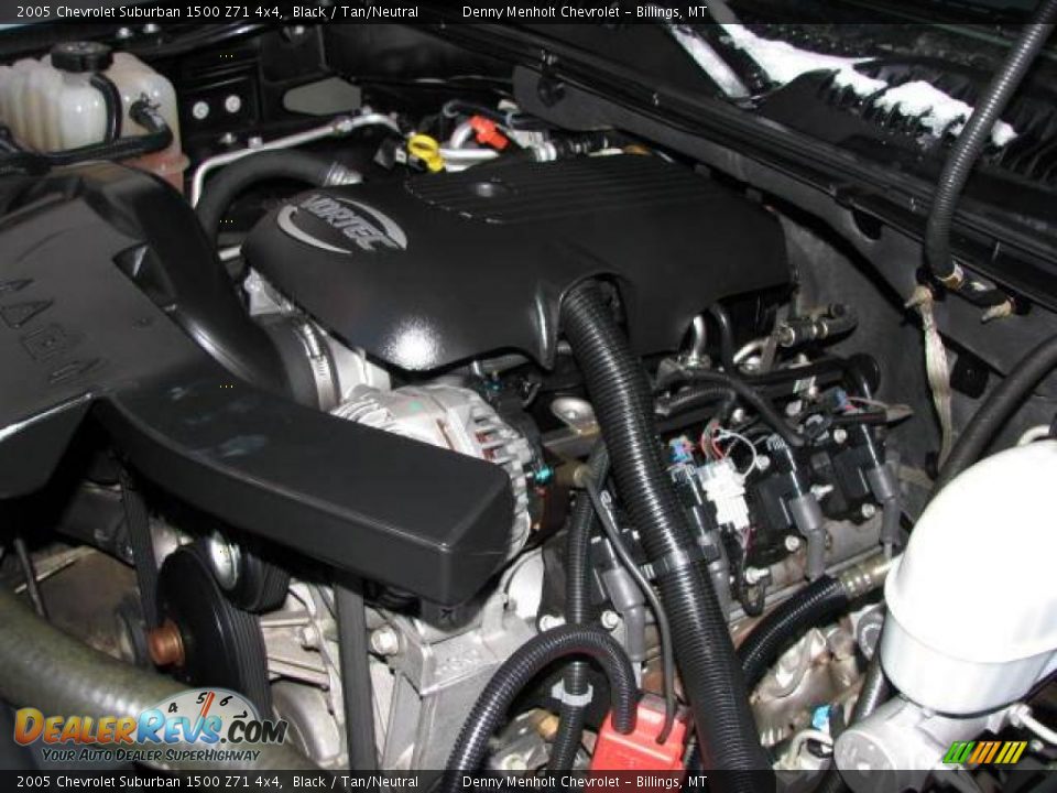 2005 Chevrolet Suburban 1500 Z71 4x4 Black / Tan/Neutral Photo #16