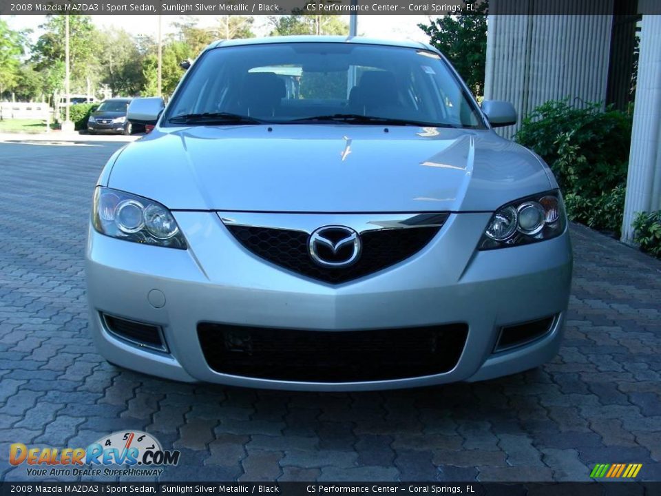 2008 Mazda MAZDA3 i Sport Sedan Sunlight Silver Metallic / Black Photo #5