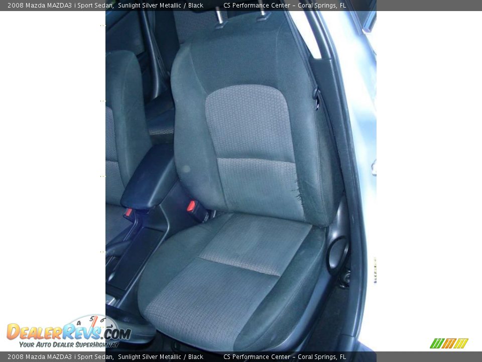 2008 Mazda MAZDA3 i Sport Sedan Sunlight Silver Metallic / Black Photo #12