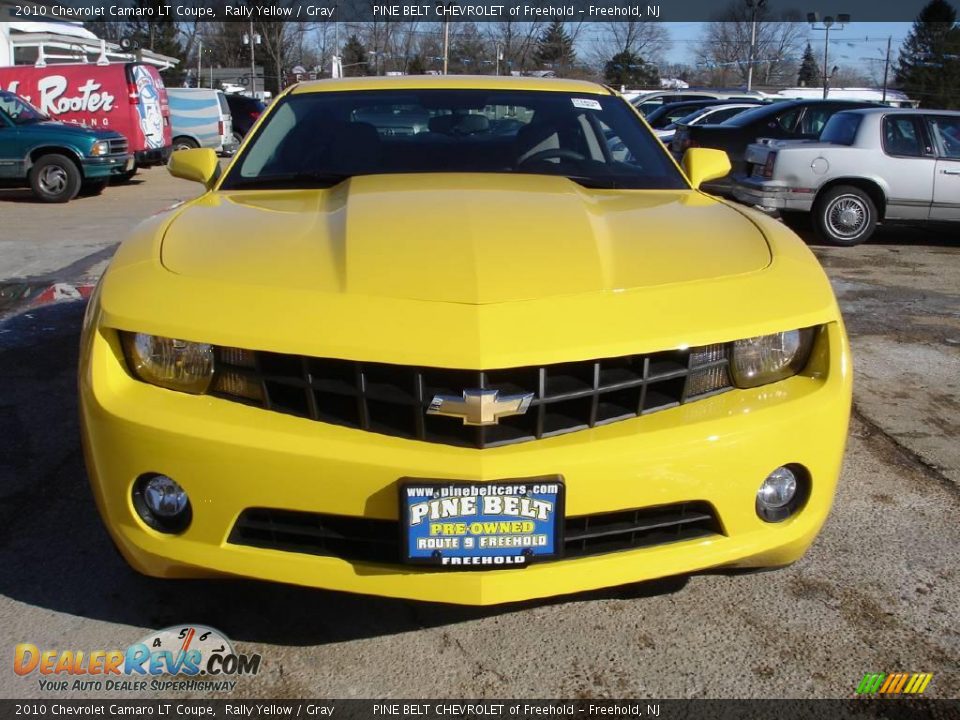 2010 Chevrolet Camaro LT Coupe Rally Yellow / Gray Photo #2
