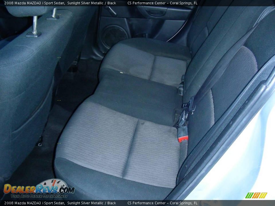 2008 Mazda MAZDA3 i Sport Sedan Sunlight Silver Metallic / Black Photo #16
