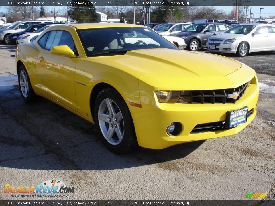 2010 Chevrolet Camaro LT Coupe Rally Yellow / Gray Photo #3
