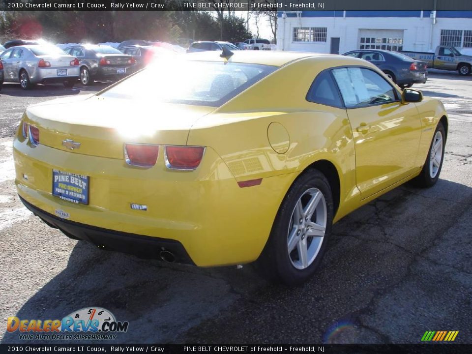 2010 Chevrolet Camaro LT Coupe Rally Yellow / Gray Photo #4