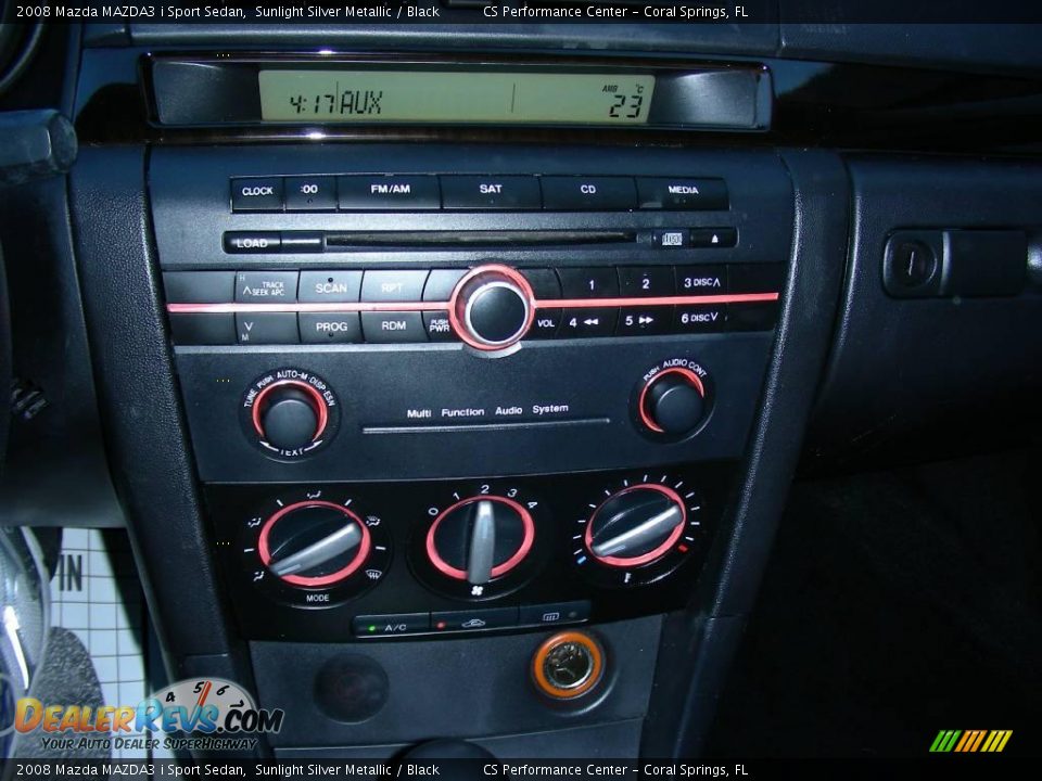 2008 Mazda MAZDA3 i Sport Sedan Sunlight Silver Metallic / Black Photo #18