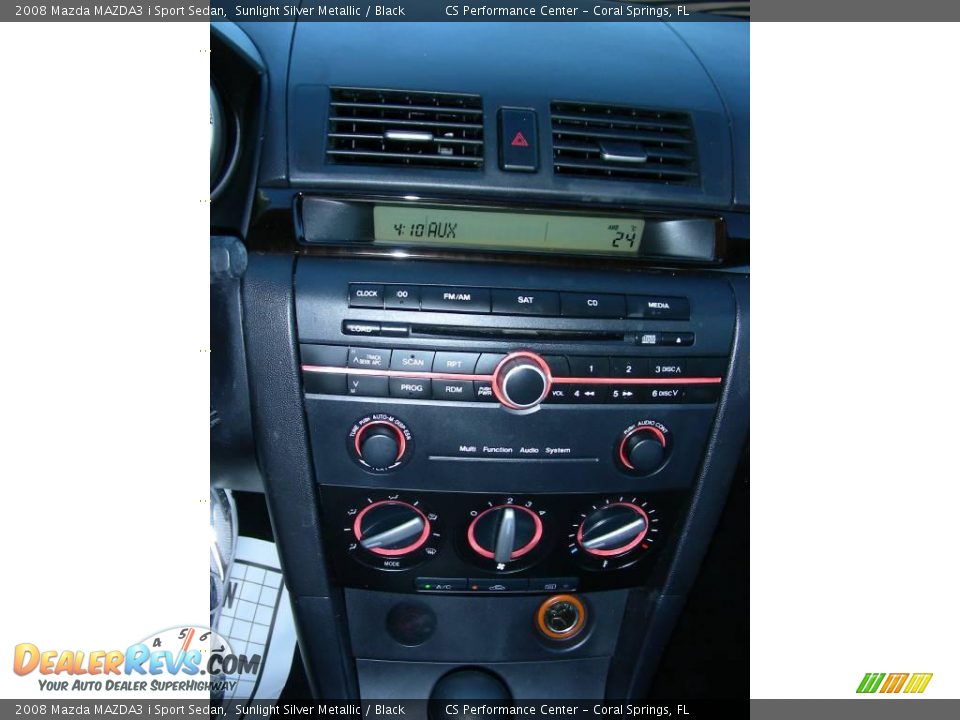 2008 Mazda MAZDA3 i Sport Sedan Sunlight Silver Metallic / Black Photo #19
