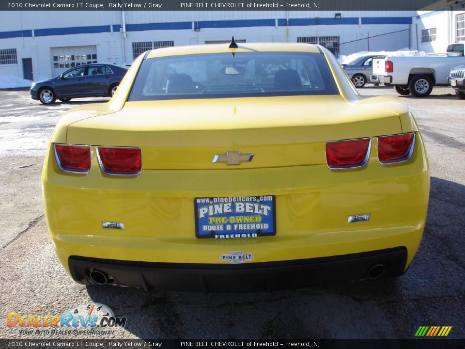 2010 Chevrolet Camaro LT Coupe Rally Yellow / Gray Photo #5