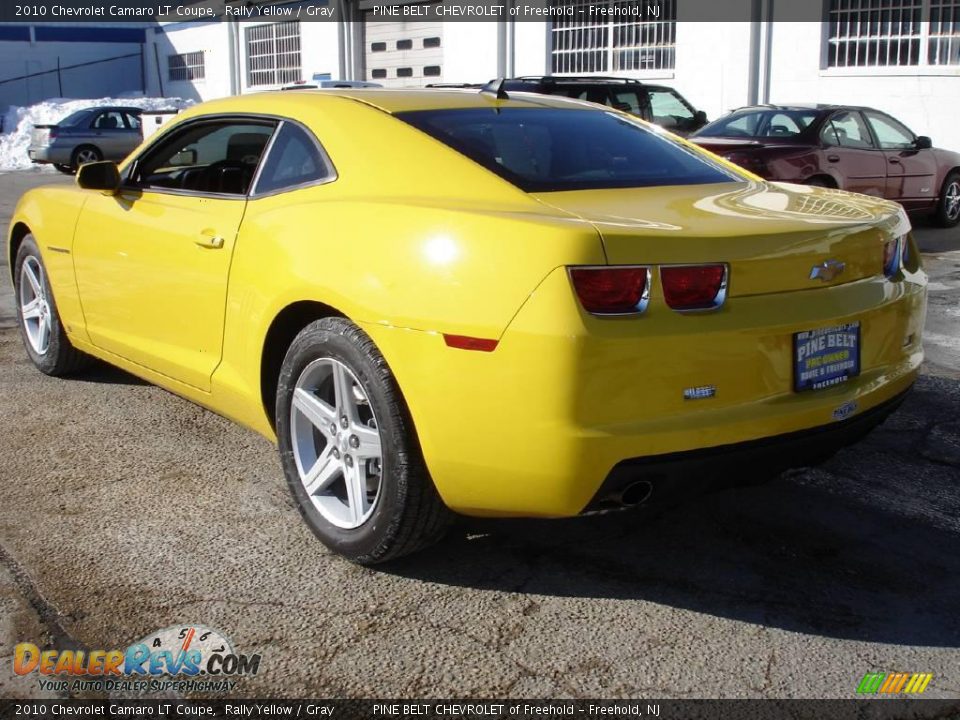 2010 Chevrolet Camaro LT Coupe Rally Yellow / Gray Photo #6