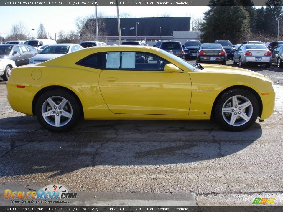 2010 Chevrolet Camaro LT Coupe Rally Yellow / Gray Photo #7