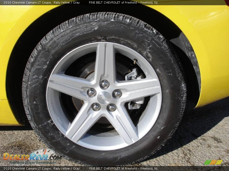 2010 Chevrolet Camaro LT Coupe Rally Yellow / Gray Photo #8
