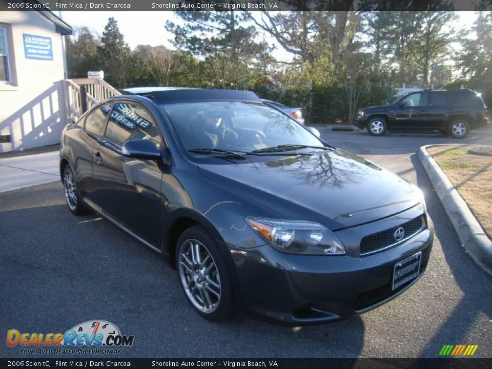 2006 Scion tC Flint Mica / Dark Charcoal Photo #8
