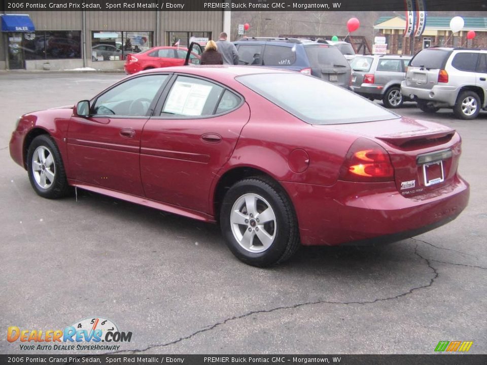 2006 Pontiac Grand Prix Sedan Sport Red Metallic / Ebony Photo #4