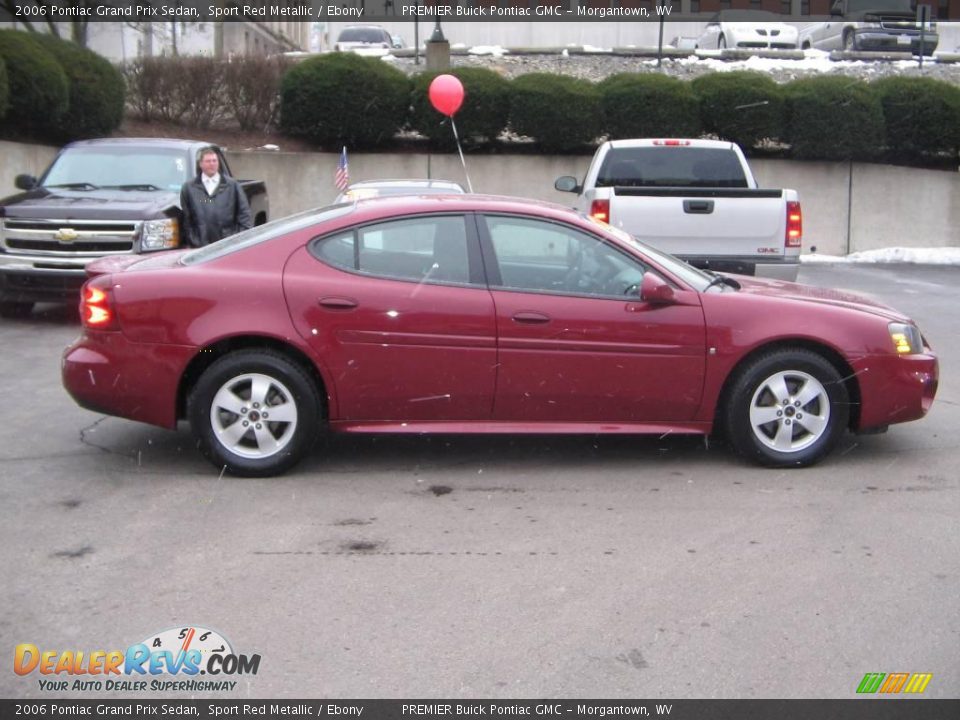 2006 Pontiac Grand Prix Sedan Sport Red Metallic / Ebony Photo #7