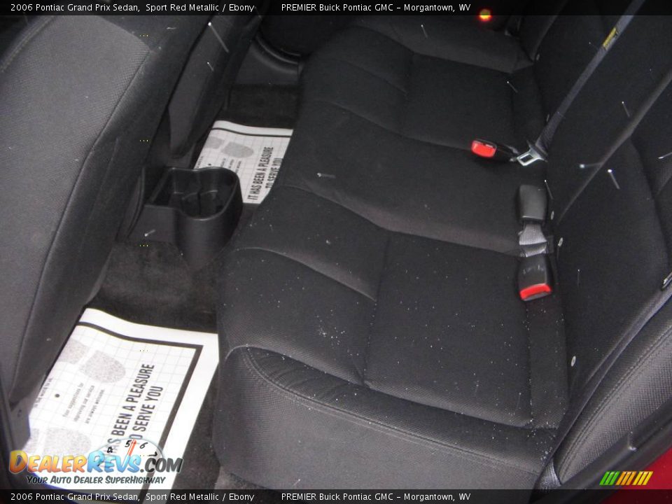 2006 Pontiac Grand Prix Sedan Sport Red Metallic / Ebony Photo #10