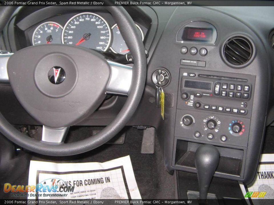 2006 Pontiac Grand Prix Sedan Sport Red Metallic / Ebony Photo #11