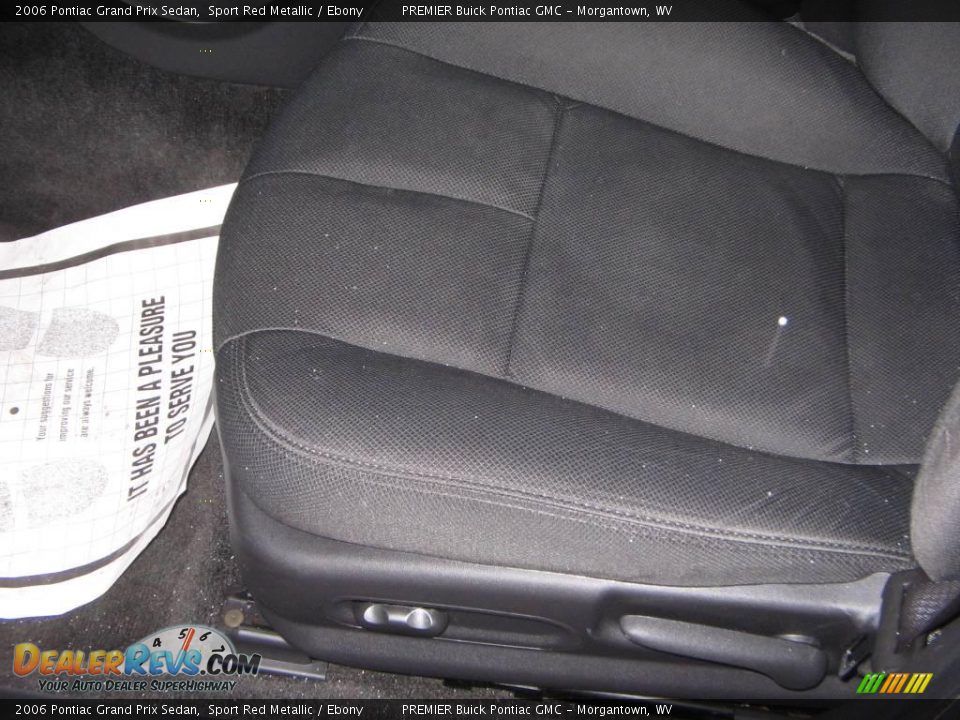 2006 Pontiac Grand Prix Sedan Sport Red Metallic / Ebony Photo #12