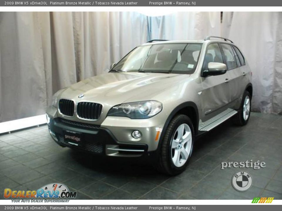 2009 BMW X5 xDrive30i Platinum Bronze Metallic / Tobacco Nevada Leather Photo #1